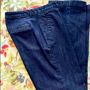 Coldwater Creek Natural Fit Trouser style Dark Denim Jeans